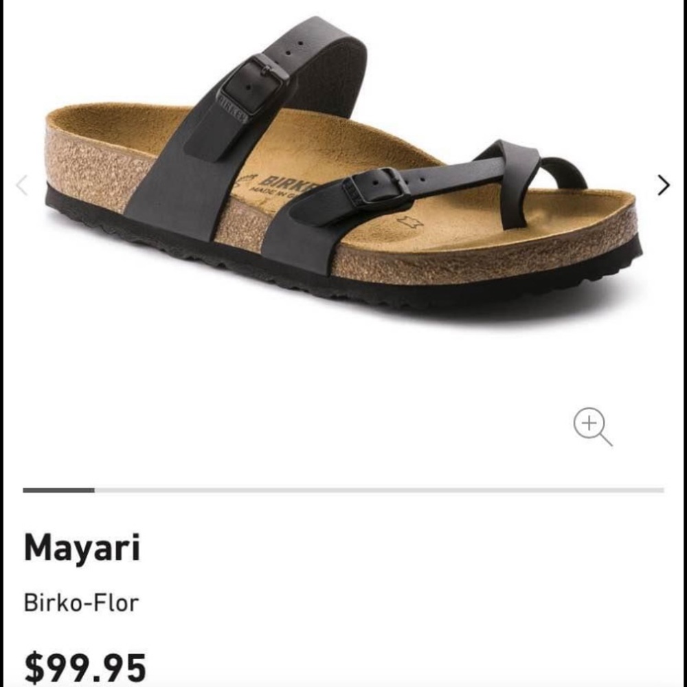 Size 37 Black Birkenstock’s